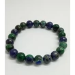  Azurit-malachit  karkötő 8 mm-es szemek 18 cm