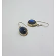 Ezüst LABRADORIT fülbevaló,kékes-szürkés