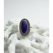 Ezüst gyűrű lápisz lazuli kővel 52-es