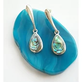 Gyöngy-gyöngyház-páva kagyló ezüst ékszerek.A szépség,gyengédség köve.