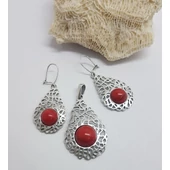 Korall köves ezüst ékszerek-A védelem köve.