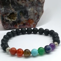 "7 csakra"  karkötő 