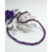 Ametiszt nyaklánc 46 cm 