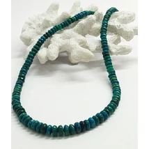 Valódi krizokolla ásvány lánc 43 cm