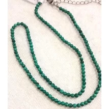 Valódi malachit lánc 41cm+6 cm