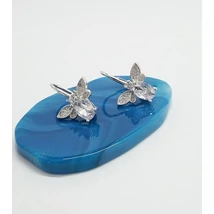 Ezüst fülbevaló cirkónia kővel 