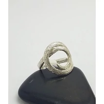 Ezüst gyűrű kör 55-ös