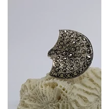 Ezüst gyűrű MARKAZIT 54-es