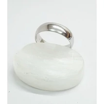 Ezüst ffi karika gyűrű,széles,sima 68-as