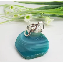 Ezüst gyűrű kő nélkül 57-es