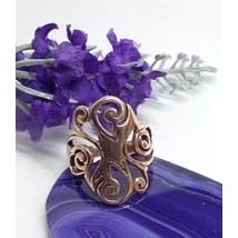 Ezüst aranyozott gyűrű 56-os