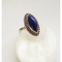 Ezüst gyűrű lapisz lazuli kővel 55-ös
