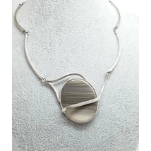 ACHÁT NYAKÉK ezüstben