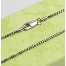 Ezüst lánc kígyó,ródiumos 42 cm