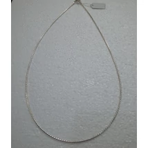 Ezüst vésett lánc42cm