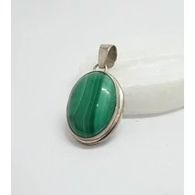 Ezüst malachit medál