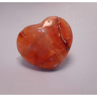 Ásvány marokkő ,KARNEOL,szív