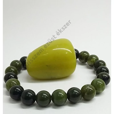  Szerpentin karkötő 8 mm-es szemek 17 cm