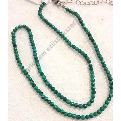 Valódi malachit lánc 41cm+6 cm