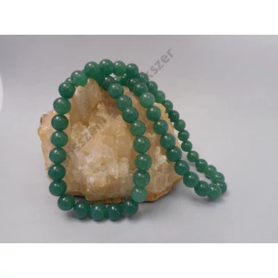 Ásvány lánc AVENTURIN  kerek  8mm-es  szemek