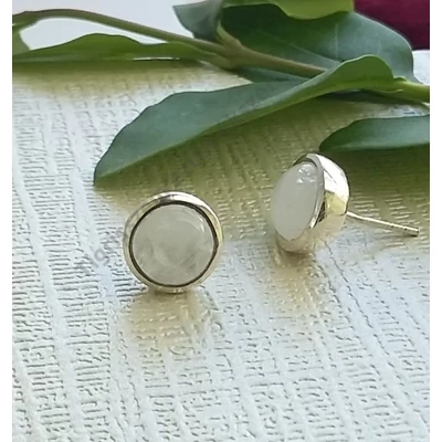 Ezüst fülsróf HOLDKŐVEL