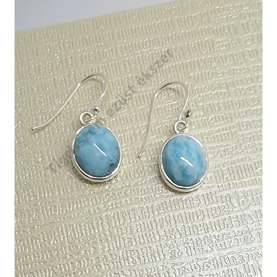 Ezüst LARIMÁR fülbevaló2