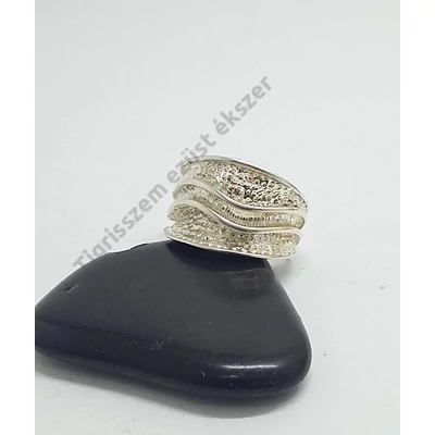 Ezüst gyűrű kő nélkül 56-os