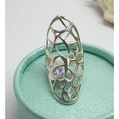 Ezüst gyűrű,áttört  50-es