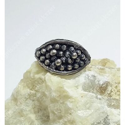 Ezüst gyűrű antikolt 56-os
