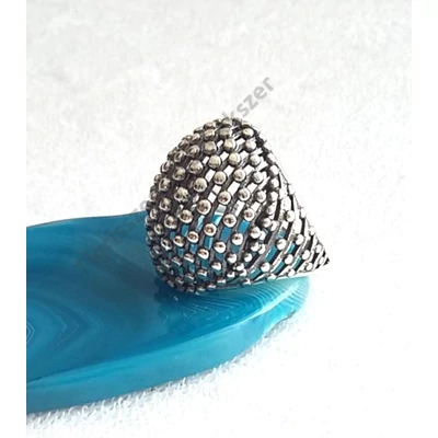 Ezüst gyűrű kőnélkül 62-es,áttört mintás