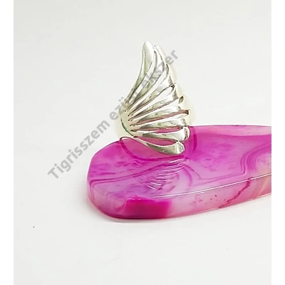 Ezüst gyűrű "legyező" 54-es