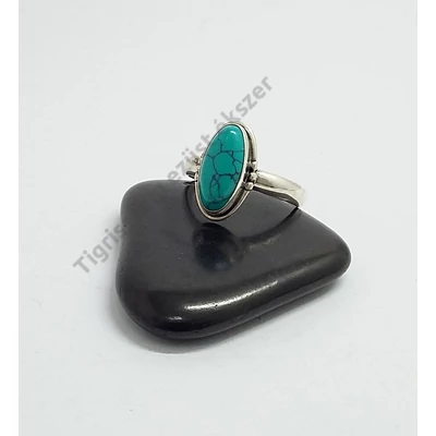 Ezüst gyűrű ,TÜRKIZ 60-as