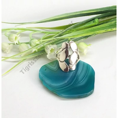 Ezüst gyűrű kő nélkül 59-es