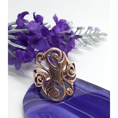 Ezüst aranyozott gyűrű 56-os