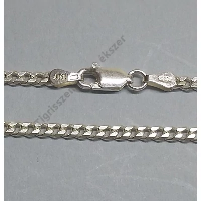 Ezüst  lánc unisex,pancer ,közepes 55 cm