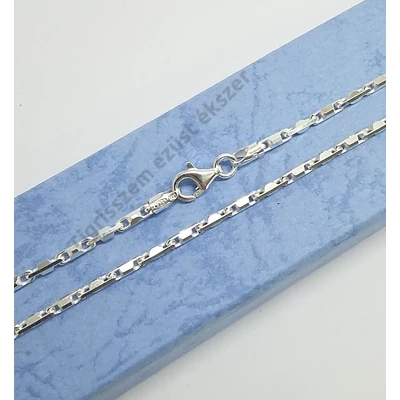 Ezüst lánc 55 cm,pálcás,vastagabb