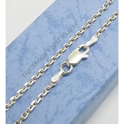 Ezüst lánc,vastagabb anker 80 cm