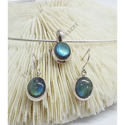 Ezüst szett LABRADORIT kővel