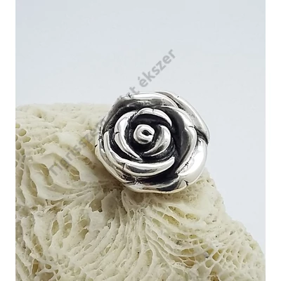 Ezüst medál,rózsa 20 mm-es